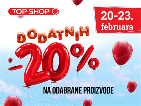 top shop akcija